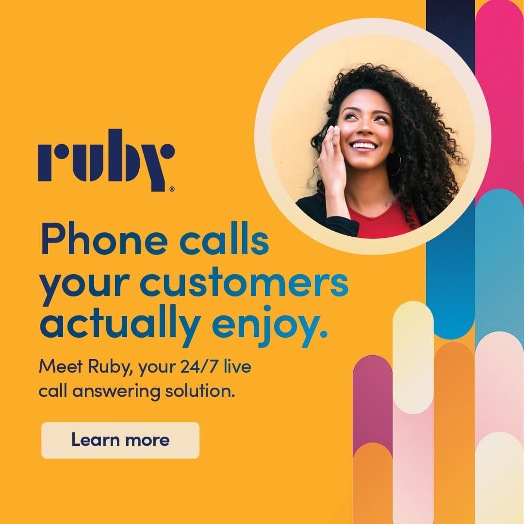 Black Dragon promoting Ruby Answering Services with affiliate link